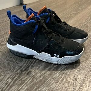 Jordan Stay Loyal 2 - Black with Orange and Royal Blue